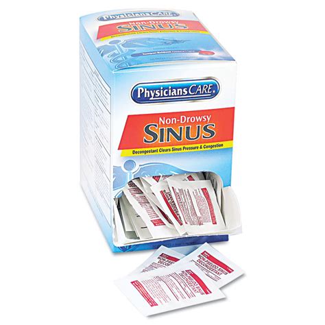Sinus Decongestant Congestion Medication 10mg One Tabletpack 50 Packsbox Elevate Marketplace