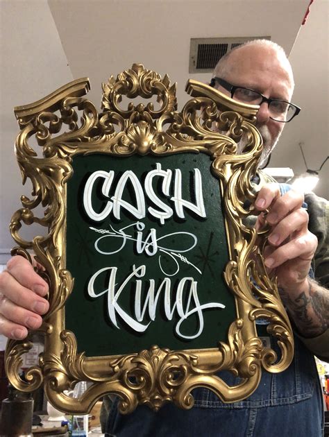 As the main stage for our favorite tv series car masters: Hand painted Garage gothic tattoo art Cash is King | Etsy ...