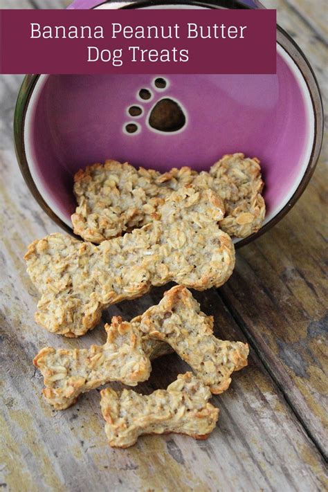 Peanut Butter Banana Dog Treats Recipe Dog Vills