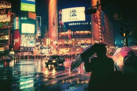 Photography Japan Night Shibuya Wallpapers Hd Desktop And Mobile