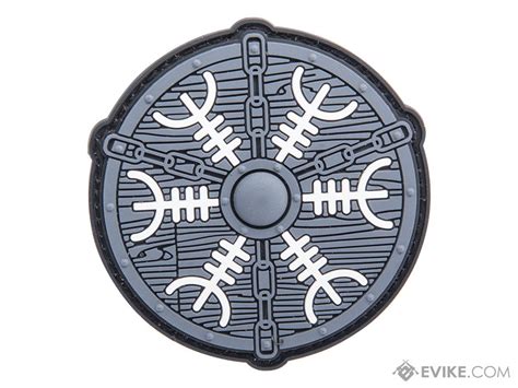 Viking Shield Pvc Morale Patch Type Helm Of Awe And Terror Tactical