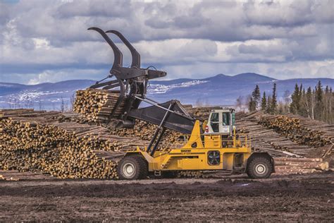 New L4120 Wagner Logstacker Ships To Canada Wood Business