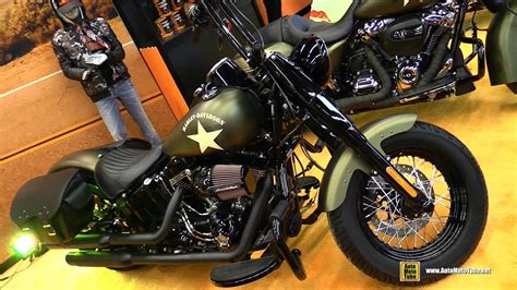 2017 Harley Davidson Softail Slim S Olive Denim Custom Bike