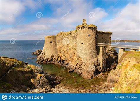 Yeu Island In France The Ruins Of The Castle Stock Photo Image Of