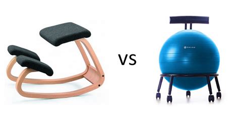 I have the option of using an exercise ball as a desk chair for work and i was wondering if there were actually any health benefits? Kneeling Chair vs Yoga Ball - Which Ergonomic Solution is ...