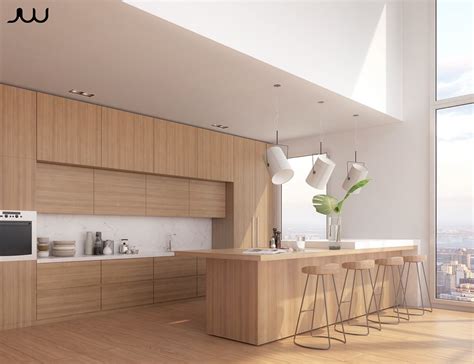 50 Modern Kitchen Designs That Use Unconventional Geometry Minimal