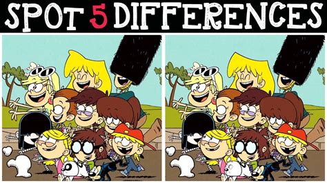 The Loud House Ultimate Find The Difference Eye Riddle Challenge For Geniuses Only 100 Fail