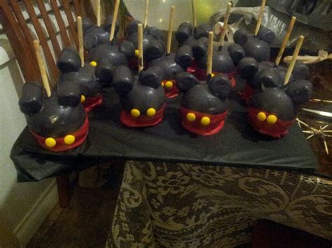 Mickey Mouse Candy Apples Candy Apples Carmel Candy Apple