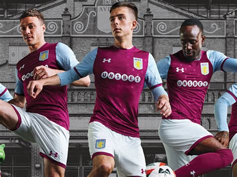 Aston villa made light of jack grealish's absence through injury, stifling leeds at elland road as leeds will be without the injured kalvin phillips and aston villa lack the similarly indisposed jack. Aston Villa reveal 2017/18 home and away kits | Express & Star