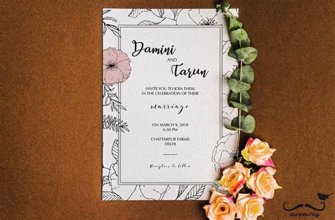 On the following line, write out the other person's entire name. The Best Wedding Invitation Wording Ideas For Friends! - The Urban Guide