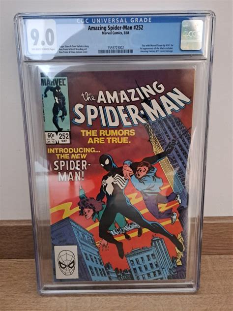 The Amazing Spider Man 252 Marvel Comics 584 Cgc 90 Catawiki