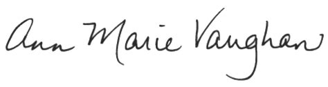 President Signature Ann Marie Vaughan Amviews