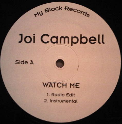 Joi Campbell Watch Me Vinyl Discogs