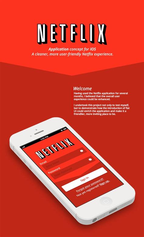 Netflix App Designs 10 Psd Eps Format Download Free