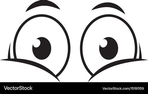Cartoon Eyes Icon Royalty Free Vector Image Vectorstock