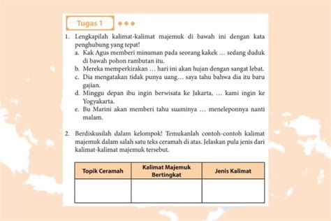 Kalimat Majemuk Dengan Kata Penghubung Dalam Teks Ceramah Kunci Jawaban Bahasa Indonesia Kelas