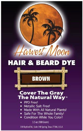 Brown Henna Hair Dye 100 Grams Harvest Moon Henna Hair