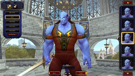 ⁴ᴷ⁶⁰ WoW Draenor DRAENEI MALE Customization YouTube