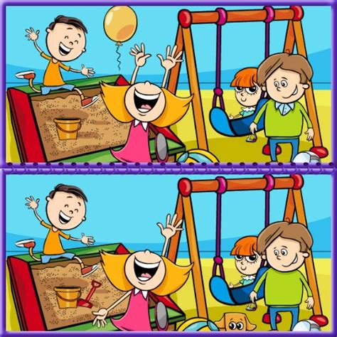 Easy Spot The Difference Game For Kids Play Free Games At Zanyland