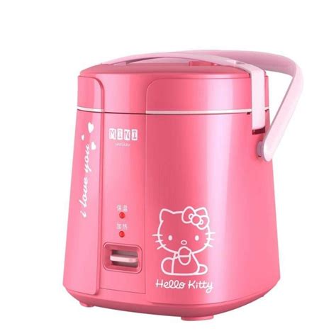 Portable 12l Mini Rice Cooker Stainless Steel Container Pink