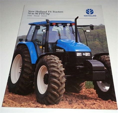New Holland Ts90 Ts100 Ts110 Tractor Parts Catalog Manual Excavator