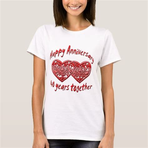 40th Anniversary T Shirt