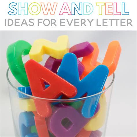 Show And Tell Ideas For Every Letter Sarah Chesworth