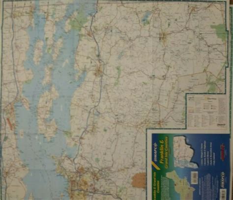 Franklin And Grand Isle Counties Vt Laminated Wall Map Jm Us