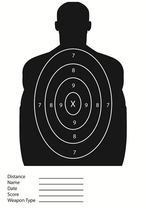 Best Printable Targets For Pistol Shooting Russell Website Shooting