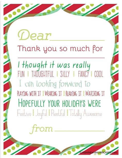 Free Printable Thank You Cards For Students
