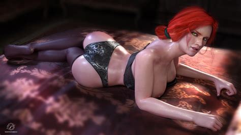 Rule 34 1girls 3d Areolae Ass Blender Breasts Breasts Out Butt Cd Projekt Red Double Bun