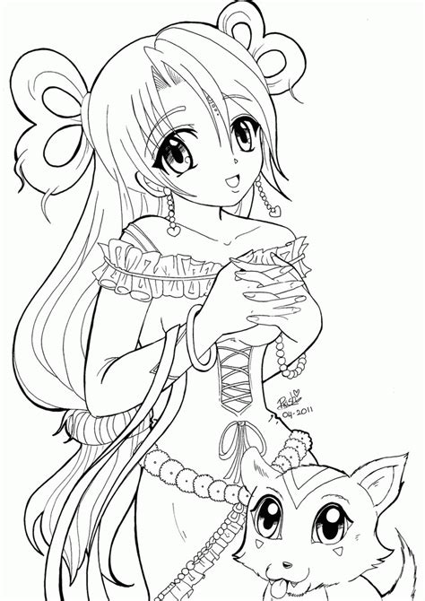 Free Printable Anime Coloring Pages Coloring Home