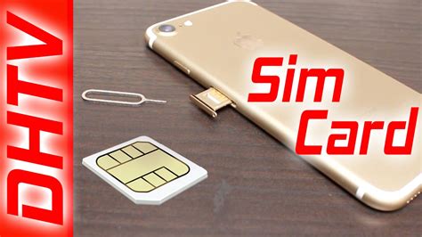 How To Insertremove Sim Card From Iphone 7 And Iphone 7 Plus Youtube