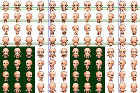 Male Rpg Maker Mv Sprite Template