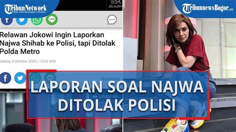 Laporan Soal Najwa Shihab Ditolak Polisi Pihak Relawan Jokowi Akan Datangi Dewan Pers Tribun