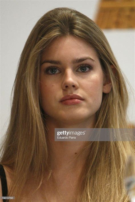Actress Vanessa Hessler Attends A Photocall And Press Conference For