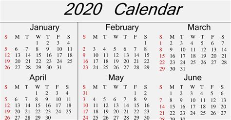 Printable Calendar 2020 Romana