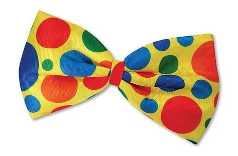 Jumbo Bow Tie Spotted Polka Dots Clown Fancy Dress Party Costume Accessories 5051090908269