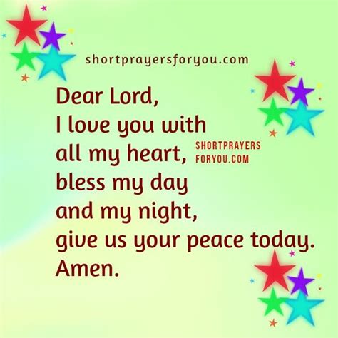 Children Short Prayers With Images Thank You Lord For This Day Night