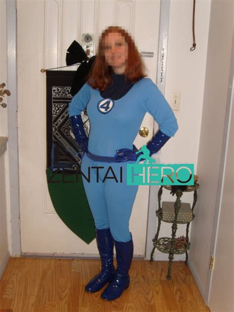 Marvel Sue Storm Spandex Catsuit Cosplay Costume Mss1817 4599