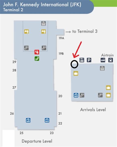 Jfk Airport Map Terminal 2