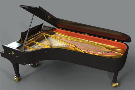 Steinway Sons Concert Grand Piano 3d Turbosquid 1226858
