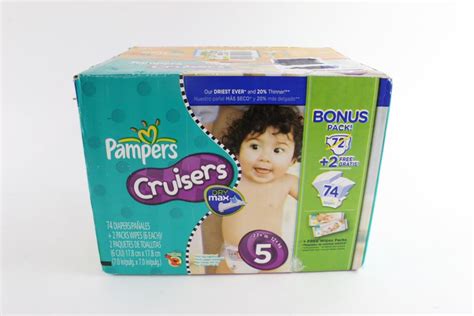 Pampers Cruisers 74 Pack Diapers Size 5 Property Room