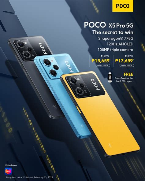 Poco X5 Pro 5g X5 5g Price And Availability In The Philippines