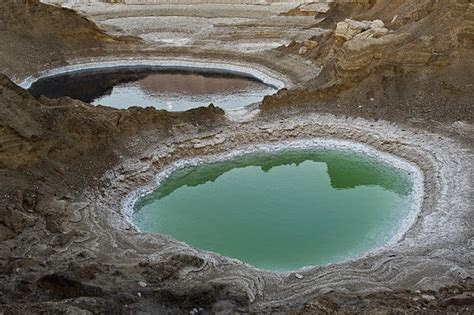 Giant Sinkholes Appear Around Drying Dead Sea