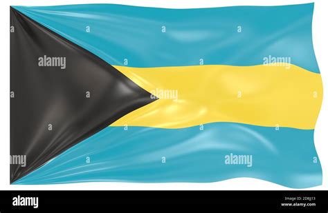 3d Illustration Of A Waving Flag Of Bahamas Stock Photo Alamy