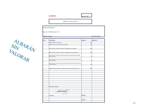 Modelo Albaran Sin Valorar 12 Plantillas De Factura En Word Para