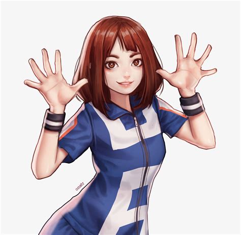 Uraraka By Onstr Art On Deviantart