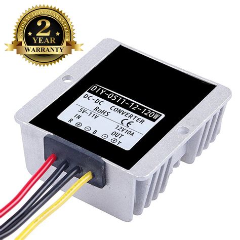 Dc Dc Step Up Converter 5v 6v 7v 8v 9v 10v 11v To 12v 10a 120w