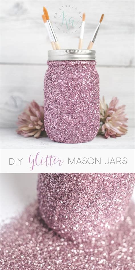 Diy Glitter Mason Jars Pictures Photos And Images For Facebook